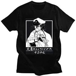 Anime Bungo Stray Dogs T-Shirt Dazai Osamu T-Shirt Männer Frauen Sommer Casual Kurzarm Tops von CSOCKS