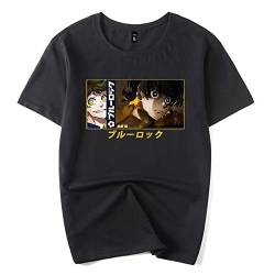 Blue Lock T-Shirt Yoichi Isagi Anime Kurzarm T-Shirt für Damen Herren von CSOCKS