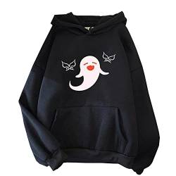 CSOCKS Hutao Hoodie Spiel Hutao Cosplay Kapuzensweatshirt Unisex Anime Langarm Pullover Tops von CSOCKS