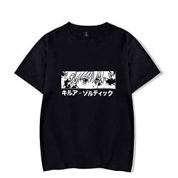 Killua T-Shirt HxH Shirt Gon Kurapika Druck Kurzarm-Oberteile Sommer süßes Anime-Grafik-T-Shirt für Männer und Frauen von CSOCKS