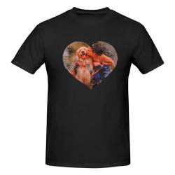 Personalisierte Flip Pailletten Foto T-Shirt, Reversible Herz geformte Pailletten Shirt, Paare Geschenk T-Shirt Unisex von CSstone