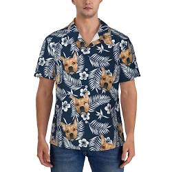 Personalisierte Hawaiihemd für Männer, lustiges Gesicht T-Shirt mit Hund Katze Haustier Fotos Sommer Strand Bild Shirts von CSstone