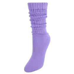 CTM® Damen superweiche Slouch Socken (1 Paar), lavendel, Einheitsgröße von CTM