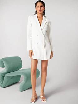 Womens Casual Blazers Jackets Long Sleeve Lapel Neck Double-Breasted Blazer Dress Work Office Cardigan Outwear von CULOLA
