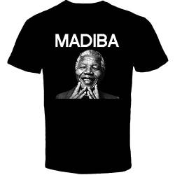 CUO Nelson Mandela 5 T-Shirt, Schwarz, Schwarz , XL von CUO