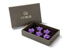 CURLII Blumen Curlie - Silber - Flieder - Designer hochwertiger Brauthaarschmuck - Haarschmuck 5BC-SE-FL von CURLII