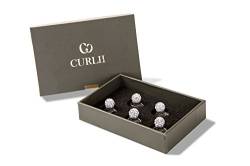 Strass Curlie | Silber | Crystal | Designer CURLII | hochwertiger Brauthaarschmuck | Haarschmuck | 5SC-SE-SCR von CURLII