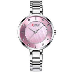 Damenuhren in Roségold Top Brand Luxus Armbanduhr Frauen Quarz Wasserdicht Damen Armbanduhr Damen Mädchen Uhr Uhr rose von CURREN