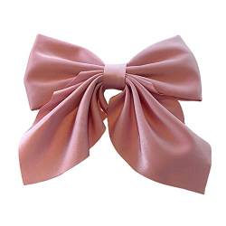 CUSROS Haarnadel Bowknot Form Einfache Befestigung Modische Haarschleife Clips Haarnadeln Kopfbedeckung Haarspangen Mädchen Geschenk Rosa Einheitsgröße von CUSROS