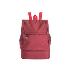 Sport Bag Fitnesstasche Sporttasche Schuhkapazität große Trennung trocken nass Yoga-Position Sporttasche Henkeltasche Rot (Red, One Size) von CUTeFiorino
