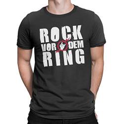 JGA Junggesellenabschied T-Shirt Rock Vor Dem Ring Festival - Herren Fun T-Shirt - Erhältlich in 19 Farben (L) von CVLR