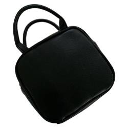 CVZQTE Damen Umhängetasche PU Leder Handtasche Mode Kleine Rucksäcke Weibliche Umhängetasche Einfarbig Messenger Bag für Den Täglichen von CVZQTE