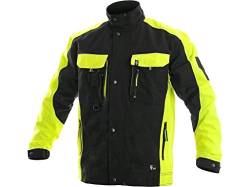 CXS Sirius Brighton Herren Arbeitsjacke - Wasserabweisend und Winddicht mit Reflektierenden Nähten Outdoor Schutzjacke Arbeitsbundjacke Bundjacke Cargojacke Gr.52 von CXS