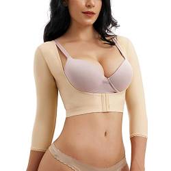 CYDREAM Frauen Oberarm Shaper Post chirurgische Shapewear Kompressionsärmel Top Haltungskorrektor Body Shaper - Beige - Groß von CYDREAM