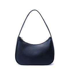 CYHTWSDJ Schultertaschen für Damen, niedliche Hobo Tote Handtasche Mini Clutch Geldbörse mit Reißverschluss, Blau von CYHTWSDJ