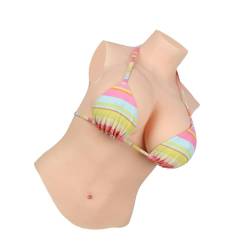 CYOMI Silikon Brüste Brustformen Realistisch Halb Körper Stil Brustplatten für Crossdresser Transgender Cosplay C-G Cup von CYOMI