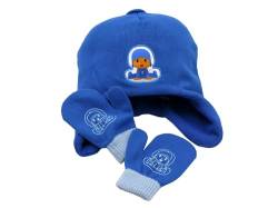 CYPBRANDS Unisex Kinder Pocoyo Mütze und Handschuhe Winter-Zubehör-Set, blau, Estandar von CYPBRANDS