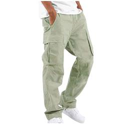 CYSTYLE Herren Herren Cargo Jogging Hose Lange Regular Fit Hip Hop Hose Cargohosen Hipster Style Baggy Rap Straight Leg von CYSTYLE