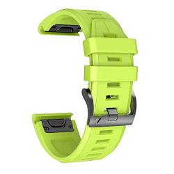 CYSUE 22 x 26 mm Schnellverschluss-Uhrenarmband aus Silikon für Garmin Fenix 7 7X 6 6X Pro 5 5X Plus 935 3HR MK2 MK1 EasyFit Smart Wirstbands, 26mm For Fenix 5X 5XPlus, Achat von CYSUE