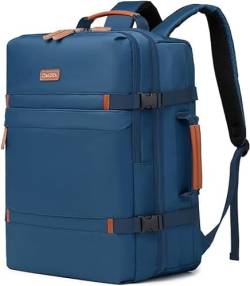 CYUREAY Großer Reiserucksack für Damen und Herren, Handgepäck-Rucksack, Laptop-Rucksack für Flugreisen zugelassen, 40L Geschäftsreise-Rucksack, passend für 17,6-Zoll-Laptop von CYUREAY