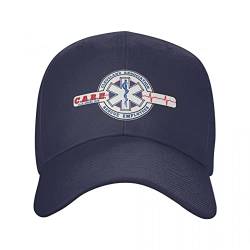 Baseball Cap Fashion Star of Life Baseball Cap für Herren Damen Personalisiert Einstellbar Erwachsener EMT Sanitäter Sanitäter Dad Hut Frühling von CYYCXC@