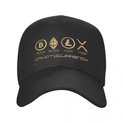 Baseball Cap Ripple XRP Baseball Cap für Damen Herren Verstellbarer Dad Hat Sonnenschutz Snapback Hats Trucker Caps von CYYCXC@