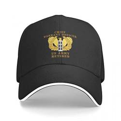 Baseballmütze Army Emblem Warrant Officer CW3 Retired X 300 Baseballmütze Snapback Hut Trucker Cap Hüte für Herren Damen von CYYCXC@