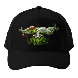 Baseballmütze Ivern The Green Father Mugshot Baseballmütze Fisch Frühling Herren Schwarz Volltonfarbe Mütze Lässig Sonne Sport Sommer Damen Jungen von CYYCXC@