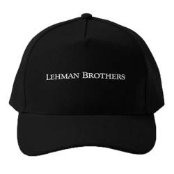 Baseballmütze Lehman Brothers Weiß Baseballmütze Hut Mütze Hip Hop Frühling Sommer Damen Jungen Sport Schwarz Fisch Einfarbig Bedruckt Outdoor von CYYCXC@