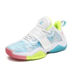 Basketball Schuhe Jugend Basketball Schuhe Mädchen Basketball Coach Bequeme High-Top Atmungsaktive Sportschuhe Für Männer Und Frauen Anti-Rutsch von CZHIHANEG