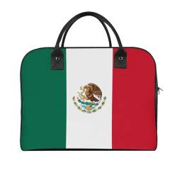 47 x 19 x 33 cm Reisetasche, Turnbeutel, Handgepäcktasche, Sporttasche, italienische Flagge, Reisetaschen für Damen & Herren, Mexikanische Flagge, Einheitsgröße von CZZYH