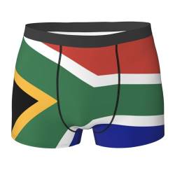 CZZYH Atmungsaktive und leichte Herren-Unterwäsche, südafrikanische Flagge, Herren-Boxershorts, mit elastischem Bund | atmungsaktiv, weich, siehe abbildung, L von CZZYH