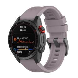 CZhkg 20mm Ersatzarmband für Garmin Fenix 7S/ Fenix 7S Pro Strap, Silikonband Armbänd Sportbänder Wristband Bracele Armbände für Garmin Fenix 6S/Fenix 6S Pro/Fenix 5S/Garmin instinct 2S (Lila) von CZhkg