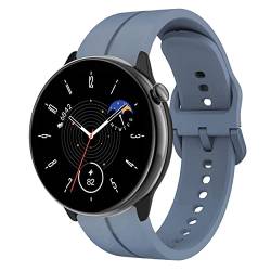 CZhkg Armband für Huawei Watch GT3 42mm/Huawei watch GT2 42mm Strap, 20mm Silikon Uhrenarmbänder Bracelet für Coros Pace 2/Coros Apex 42mm/Polar Ignite/Polar Unite Watch (blau) von CZhkg