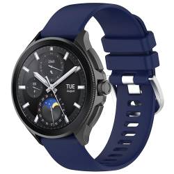 CZhkg Silikon Armbände für Xiaomi Mi Watch 2 Pro/Watch 2 Uhrenband, Sportbänder Wristband Bracelet Ersatzbänd Schnellverschluss Verstellbares Bracele für Xiaomi Mi Watch 2/ Watch 2 Pro (Blau) von CZhkg