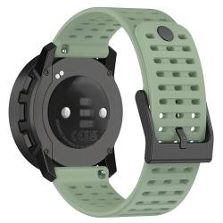 CZhkg Silikon Schnellverschluss Armbände für Xiaomi Mi Watch 2 Strap, Silikonband Sportbänder Bracelet Wristband Ersatzbänd Verstellbares Armbände Armbänd für Xiaomi Mi Watch 2 Watch (green) von CZhkg