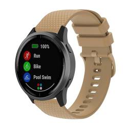 CZhkg Sportbänder Armbänd für Xiaomi Watch S1 Active Strap, Silikonband Bracelet Ersatzbänd Armbände Verstellbares Schnellverschluss Wristband Bracele für Xiaomi Watch S1 Pro/ S1 Active (Khaki) von CZhkg