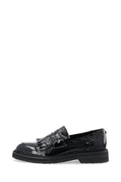 Ca'Shott A/S Damen CASBETTY 61250633 Loafer w. Fringes Patent Leather Mokassin, Black, 41 EU von Ca'Shott A/S