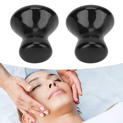 Gua Sha-Gesichtswerkzeuge, 2 Stück, Pilzförmige Steine, Facelift-Massagerolle, Anti-Aging-Schönheitswerkzeuge, Kratzmassage-Werkzeug für Frauen, Zuhause, Spa von CaCaCook