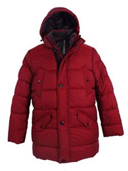 Stepp Parka von New Canadian in großen Größen, cranberry red, Herren untersetzt:33 von Cabano