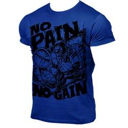 Cabeen Herren Gym Fitness Bodybuilding T-Shirt Für Workout, Training - Slim Fit，Rundhals Print von Cabeen