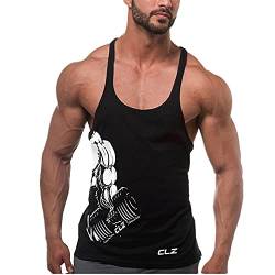 Cabeen Herren Muskelshirt Sport Tank Top Gym Fitness Achselshirts Ärmellos T-Shirt Bodybuilding Unterhemden von Cabeen