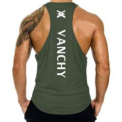 Cabeen Herren Sport Tank Top Muskelshirt Funktionelle Quick-Dry Gym Shirt für Training Fitness & Bodybuilding von Cabeen