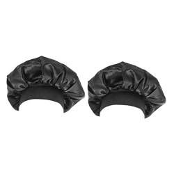 Cabilock 2 Stk Haarhut Nachtmütze Schlafmütze Frauen Haarhaube Salon-schlafhaubenkappe Haarausfall Kappe Turban-duschhaube Motorhaube Duschhut Frauenhut Flechten Satin Fräulein Stirnband von Cabilock