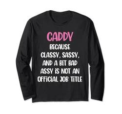 Lustiger Caddy, weiblicher Caddy Langarmshirt von Caddy Apparel