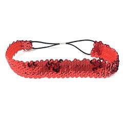 Haar Band Schnur Rot Polyester Rot 38 x 3cm Stirnband von Cadoline