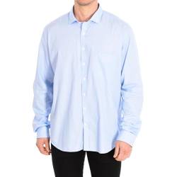 MilleRAIES3 Herrenhemd mit langen Ärmeln und Reverskragen, himmelblau, XXL von Café Coton