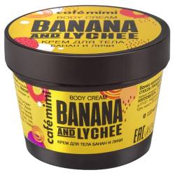 Körpercreme Banane und Lychi 110 ml von Cafe Mimi