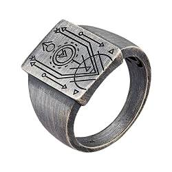 Caï Herren Ring 925/- Sterling Silber Mattiert Silbergrau 274270297 von Caï