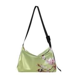 Goldfinch Reise-Geldbörsen Anti-Diebstahl Crossbody Männer Herbst Damen Schultertaschen Mode Taille Packs Single Vogel auf Blüte, Mehrfarbig, 1 size von Caihoyu